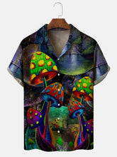 Load image into Gallery viewer, Molilulu - Mens - Peace &amp; Love Print - Front Button Pocket Casual Hawaiian Shirt Ti Amo I love you
