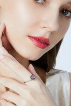 Load image into Gallery viewer, Morganite 925 Sterling Silver Ring - Sizes 6-9 Ti Amo I love you
