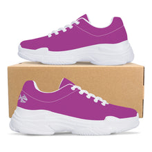 Load image into Gallery viewer, Ti Amo I love you - Exclusive Brand - Warm Purple - Angry Fish - Chunky Sneakers - White Soles
