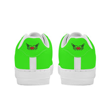 Load image into Gallery viewer, Ti Amo I love you - Exclusive Brand - Florescent Green - Skeleton Hands with Heart - Low Top Unisex Sneakers
