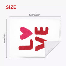 Load image into Gallery viewer, Ti Amo I love you - Exclusive Brand - White - Red Love - Baby Soft Blanket
