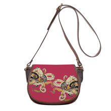 Load image into Gallery viewer, Ti Amo I love you - Exclusive Brand - Viva Magenta - Octopi - Saddle Bag
