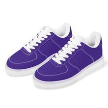 Load image into Gallery viewer, Ti Amo I love you - Exclusive Brand - Purple Monster - Skelton Hands with Heart - Transparent Low Top Air Force Leather Shoes
