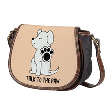 Load image into Gallery viewer, Ti Amo I love you - Exclusive Brand - Deep Peach - Talk to the Paw -  Saddle Bag
