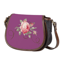 Load image into Gallery viewer, Ti Amo I love you - Exclusive Brand - Cannon Pink -  Rose -  Saddle Bag
