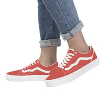 Load image into Gallery viewer, Ti Amo I love you - Exclusive Brand - Indian Red - Low Top Flat Sneaker
