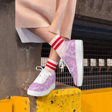 Load image into Gallery viewer, Ti Amo I love you - Exclusive Brand - Lilac 2 &amp; Melanie Camouflage - Low Top Unisex Sneakers
