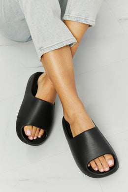 NOOK JOI In My Comfort Zone Slides in Black Ti Amo I love you