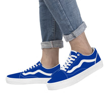 Load image into Gallery viewer, Ti Amo I love you - Exclusive Brand - Dark Powder Blue - Low Top Flat Sneaker
