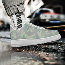 Load image into Gallery viewer, Ti Amo I love you - Exclusive Brand  - Edward, Pansy Posy, Clay Ash, Summer Green Camouflage-  Low Top Unisex Sneakers
