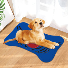 Load image into Gallery viewer, Ti Amo I love you - Exclusive Brand - Dark Blue - Skeleton Hands with Heart  - Big Paws Pet Rug
