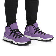 Load image into Gallery viewer, Ti Amo I love you - Exclusive Brand - Dusty Purple - Skeleton Hands with Heart -  High Top Air Retro Sneakers - Black Laces
