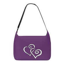 Load image into Gallery viewer, Ti Amo I love you - Exclusive Brand - Bossanova 2 - Double White Heart - Journey Computer Shoulder Bag
