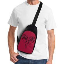 Load image into Gallery viewer, Ti Amo I love you - Exclusive Brand - Cardinal - Dragon Heads Heart -  Chest Bag
