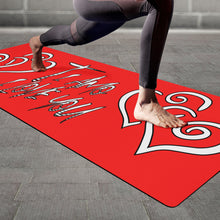 Load image into Gallery viewer, Ti Amo I love you - Exclusive Brand - Red - Yoga Mat
