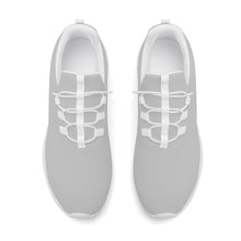 Load image into Gallery viewer, Ti Amo I love you - Exclusive Brand - Silver - Double Black Heart - Women&#39;s New Lace Up Front Running Shoes
