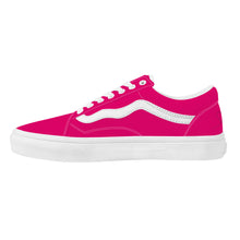 Load image into Gallery viewer, Ti Amo I love you - Exclusive Brand - Dark Hot Pink - Low Top Flat Sneaker
