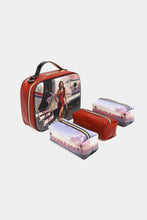 Load image into Gallery viewer, Nicole Lee USA Printed Handbag with Three Pouches Ti Amo I love you
