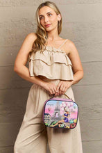 Load image into Gallery viewer, Nicole Lee USA Printed Handbag with Three Pouches Ti Amo I love you
