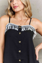 Load image into Gallery viewer, Ninexis It&#39;s About Time Lace Detail Loose Cami Top Ti Amo I love you
