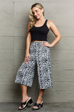 Load image into Gallery viewer, Ninexis Leopard High Waist Flowy Wide Leg Pants with Pockets - Sizes S-XL Ti Amo I love you
