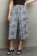 Load image into Gallery viewer, Ninexis Leopard High Waist Flowy Wide Leg Pants with Pockets - Sizes S-XL Ti Amo I love you
