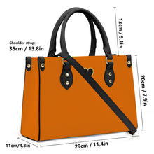 Load image into Gallery viewer, Ti Amo I love you - Exclusive Brand - Mango Tango - Luxury Womens PU Tote Bag - Black Straps
