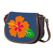 Load image into Gallery viewer, Ti Amo I love you - Exclusive Brand - San Juan - Hawaiian Flower -  Saddle Bag
