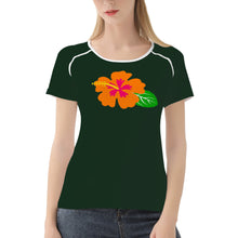 Load image into Gallery viewer, Ti Amo I love you - Exclusive Brand - Celtic - Hawaiian Flower - Women&#39;s T shirt - Sizes XS-2XL
