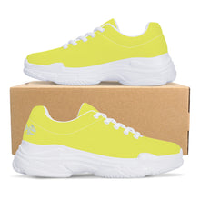 Load image into Gallery viewer, Ti Amo I love you - Exclusive Brand - Sandy Yellow - Angry Fish - Chunky Sneakers - White Soles
