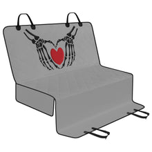 Load image into Gallery viewer, Ti Amo I love you - Exclusive Brand - Silver Chalice - Skeleton Hands with Heart - Pet Seat Covers
