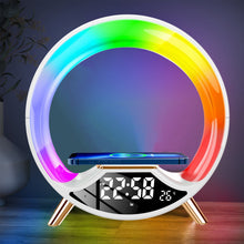 Load image into Gallery viewer, O Light Three In One Wireless Charging Multifunctional Bluetooth Speaker Night Light Ti Amo I love you
