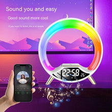 Load image into Gallery viewer, O Light Three In One Wireless Charging Multifunctional Bluetooth Speaker Night Light Ti Amo I love you
