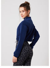 Load image into Gallery viewer, Womens Fitness Cold Proof Keep Warm Outerwear Running Sports Workout Clothes Polar Fleece Long Sleeve Yoga Wear Jacket
