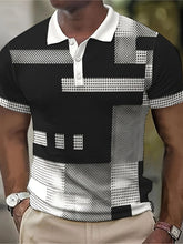 Load image into Gallery viewer, Mens 3d Digital Printing Sports Short Sleeve Shirt
