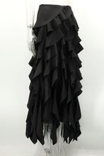 Load image into Gallery viewer, Spring Summer Romantic Chic Layered Irregular Asymmetric Ruffled A line Skirt
