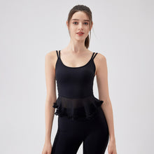 Load image into Gallery viewer, Womens Air Sense Beauty Back Lace Yoga Vest with Chest Pads Pilates Workout Underwear Sports Bra
