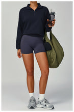 Load image into Gallery viewer, Womens Autumn Winter Zipper Sweater Casual Loose Windproof Warm All Matching Running Fitness Sportswear Sweater
