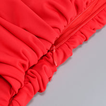 Load image into Gallery viewer, Women Party Bridesmaid Dress Sweet Red Dress
