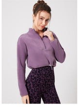 Load image into Gallery viewer, Womens Fitness Cold Proof Keep Warm Outerwear Running Sports Workout Clothes Polar Fleece Long Sleeve Yoga Wear Jacket
