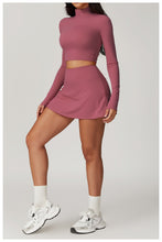 Load image into Gallery viewer, Sollinarry Zipper Tight Long Sleeve Yoga Wear Sports T shirt Autumn Winter High Strength Quick Drying Running Fitness Top
