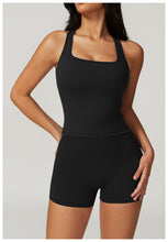 Load image into Gallery viewer, Womens Sollinarry Brushed H Shaped Beauty Back Sports Vest Tight Quick Dry Casual Running Fitness Top Yoga Clothes
