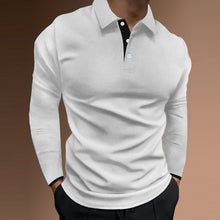 Load image into Gallery viewer, Mens Casual Sports Fitness Stand Collar Stretch Vertical Bar Long Sleeve Shirt
