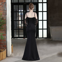 Load image into Gallery viewer, Wedding Toast Dress Bride Long Sling Appreciation Dinner Slim-Fit Fishtail Car Model Exhibition Dress Formal Gown
