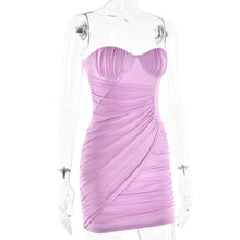 Load image into Gallery viewer, Womens Clothing Summer Strapless Tube Top Backless Hip Dress
