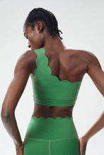 Load image into Gallery viewer, Womens Small Wave One Shoulder Sports Underwear Fitness Sports Bra Running Yoga Underwear Sportbra
