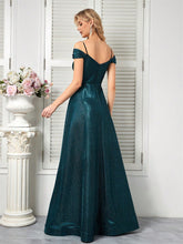 Load image into Gallery viewer, Elegant Spaghetti Strap Cross Stomach Blanket Formal Dinner Dress Suitable Wedding Dinner Prom Party
