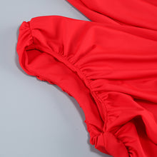 Load image into Gallery viewer, Women Party Bridesmaid Dress Sweet Red Dress
