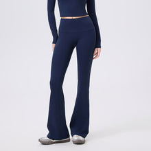 Load image into Gallery viewer, Womens Low Waist Wide Brimmed Bell Bottom Pants Yoga Trousers Slimming Skinny Workout Pants Slim Fit Hipp Lifting Pants
