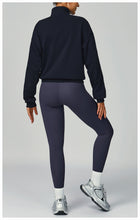 Load image into Gallery viewer, Womens Autumn Winter Zipper Sweater Casual Loose Windproof Warm All Matching Running Fitness Sportswear Sweater
